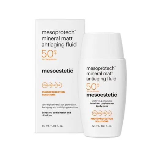 mesoprotech® mineral matt antiaging fluid PHOTOPROTECTION SOLUTIONS